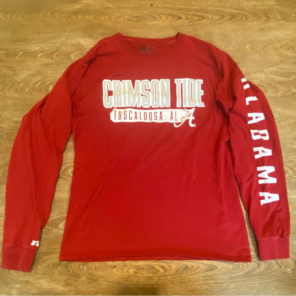 Russell Athletic Red Long Sleeve Shirt